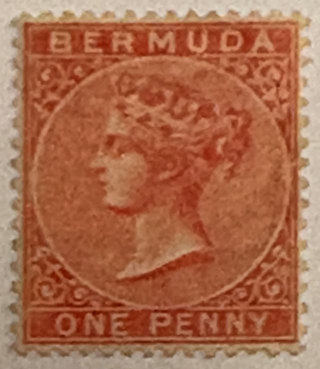 Queen Victoria 1p rose red