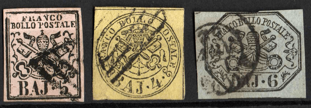 Papal Keys uncomplete set 4b-6b