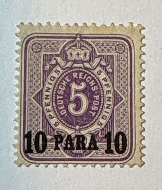 Star & Crescent (Overprint) 10p